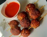 A picture of step 6 of Deep Fried Ginger Fish Ball.