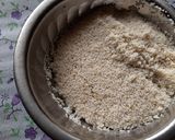 A picture of step 1 of Bhagar upma for fasting.