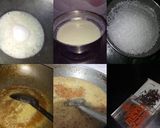 A picture of step 2 of Rawa keshari halwa.