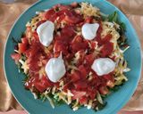 A picture of step 3 of Taco Salad.
