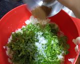 A picture of step 1 of Methi Palak Aaloo Paratha.