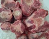 A picture of step 1 of Braised Oxtail Stew.