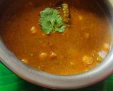A picture of step 4 of Satvik chole (no onion garlic).