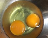 A picture of step 1 of Chinese Steam Egg.