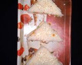 A picture of step 4 of Veg mayonnaise sandwich.