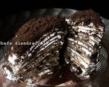 Foto langkah ke 10 dari resep Oreo Mille Crepes #dessert 🇲🇨.