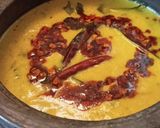 A picture of step 8 of Punjabi Kadhi without pakora.