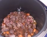 Une image de l'étape 2 de Bœuf bourguignon au cookeo + et sa purée maison.