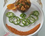 A picture of step 5 of Cauliflower capsicum pickle.