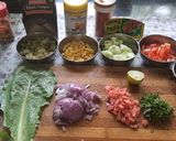A picture of step 1 of Pasta mix vegetables salad.