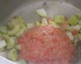 A picture of step 6 of Lauki aloo curry or lauki aloo rassewala.