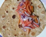 A picture of step 17 of Onion Pakoda Roll.
