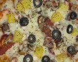 A picture of step 18 of Chicken With Veggie Cheese pizza.