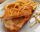 Foto del paso 11 de la receta: Librito de pollo relleno de jamón serrano y gruyère