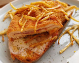 Foto del paso 11 de la receta: Librito de pollo relleno de jamón serrano y gruyère