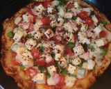 A picture of step 12 of Pan Paneer Pizza.