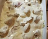Une image de l'étape 7 de Gratin de choux-fleurs au poulet et bacon.