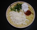 A picture of step 1 of Aloo paneer kofta curry.