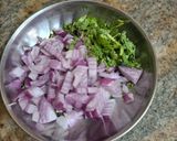 A picture of step 1 of Multigrain Bread Upma.