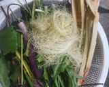 Hình bước làm 1 của món Nước sâm mía lau