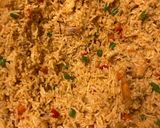 A picture of step 3 of Nasgor Udun (UDang tUNa)/Tuna Shrimp Fried Rice.
