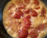 A picture of step 2 of California Farm Spaghetti with Pepperoni, Zucchini, Tomato Sauce.
