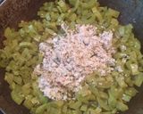 A picture of step 4 of Snakegourd Thayir Pachadi / Raita.