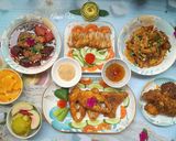 Hình bước làm 8 của món Cơm nhà nhiều món ăn ngon