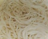 A picture of step 1 of Speghatti pakore.