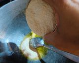 A picture of step 1 of Quinoa halwa.