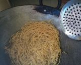 A picture of step 7 of Sev bhujiya.