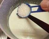 A picture of step 4 of Gulkand Phirni.