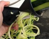Une image de l'étape 1 de Spaghettis de courgette et pesto d’avocat.