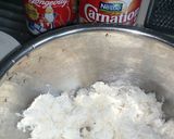 A picture of step 2 of Cassava Cake.