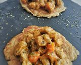 Foto del paso 3 de la receta: Tortitas de plátano con estofado de carne
