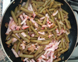 Foto del paso 1 de la receta: Judías verdes salteadas con bacon