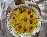 A picture of step 3 of Grapes pulao.
