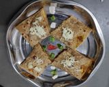 A picture of step 4 of Paneer kathi roll (Paratha).
