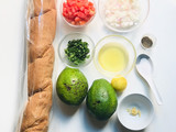 Avocado bruschetta recipe