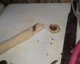 A picture of step 5 of Onion pie.