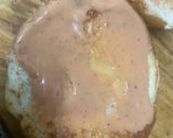 A picture of step 4 of Vegan veg burger/ lentil burger.