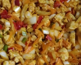 Foto del paso 2 de la receta: Torta de pollo y zapallitos 😋