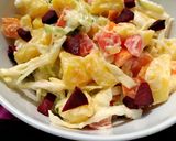 A picture of step 4 of Potato salad with beetroot.