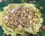 Une image de l'étape 11 de Salade d'endives et Castelfranco aux pignons de pin et leerdammer.