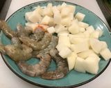 Foto del paso 1 de la receta Alubias con langostinos y choco 😆😆