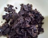 A picture of step 1 of Choco Oats Cashew cookies.