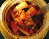 A picture of step 4 of Carrot pickle or gajar ki achaar.
