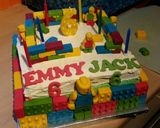 A picture of step 25 of Vickys Lego Cake - Decoration Idea.