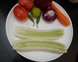मिक्स वेजिटेबल सलाद (Mix vegetable salad recipe in hindi) रेसिपी चरण 2 फोटो