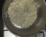 A picture of step 1 of Corn curry.